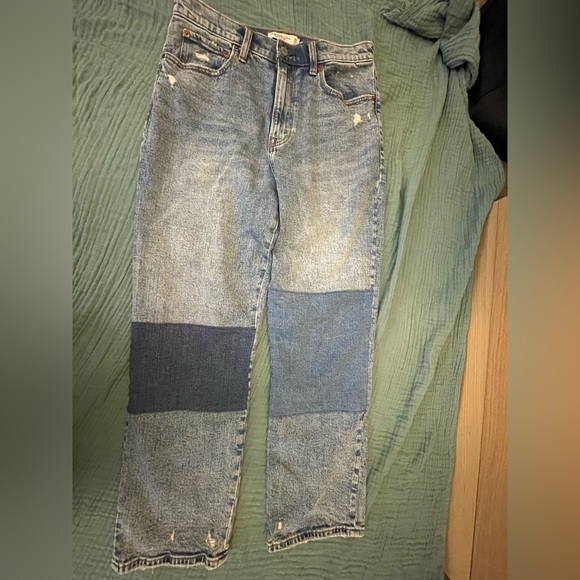 Abercrombie & Fitch Ankle Straight Ultra High Rise - Picture 1 of 7